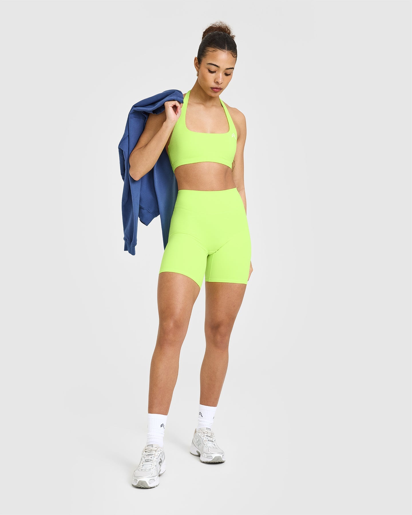 SoftMotion™ Cycling Shorts 8" | Citrus Green