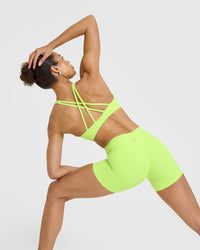 SoftMotionâ„¢ Shorts 6" | Citrus Green