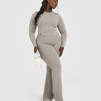 Mellow™ Soft Mid Long Sleeve Top | Warm Sand
