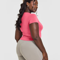 Mellow™ Soft Mid Short Sleeve T-Shirt | Velvet Pink