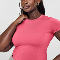 Mellow™ Soft Mid Short Sleeve T-Shirt | Velvet Pink