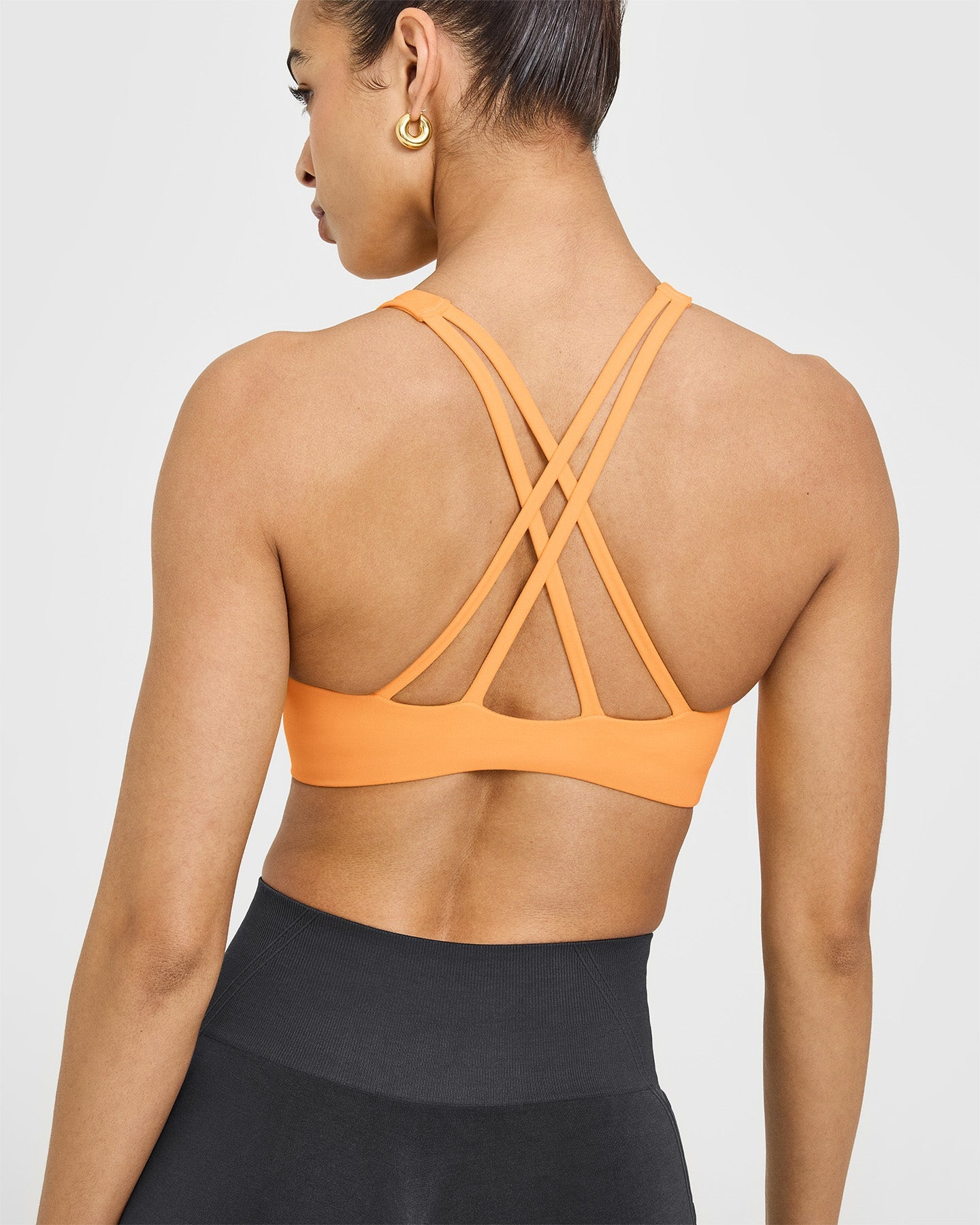 EasyLiftâ„¢ High Neck Sports Bra | Powdered Orange