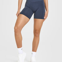 Effortless Seamless Shorts | True Blue
