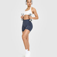 Effortless Seamless Shorts | True Blue