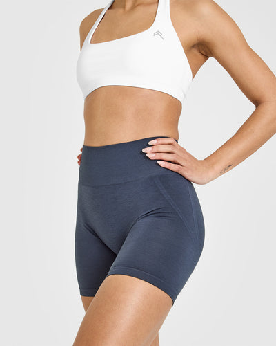Effortless Seamless Shorts | True Blue