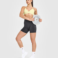 EasyLiftâ„¢ Ultra Minimal V Neck Bralette | Pastel Yellow