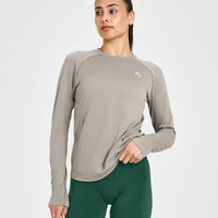 Go To Seamless Loose Long Sleeve Top | Warm Sand