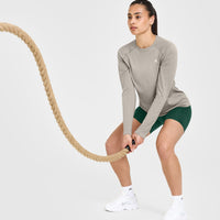 Go To Seamless Loose Long Sleeve Top | Warm Sand