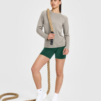 Go To Seamless Loose Long Sleeve Top | Warm Sand
