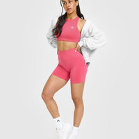 EasyLiftâ„¢ High Neck Sports Bra | Velvet Pink