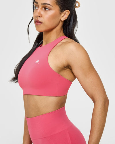 EasyLiftâ„¢ High Neck Sports Bra | Velvet Pink