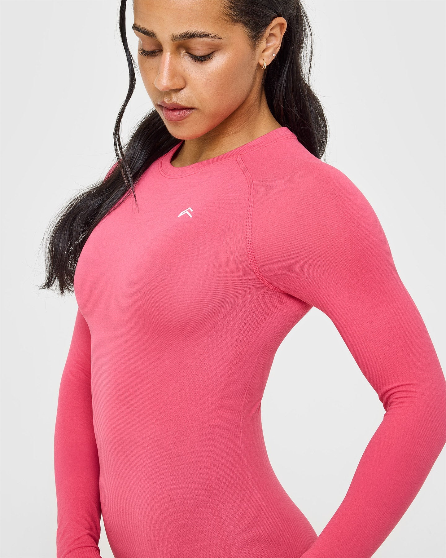 Go To Seamless Fitted Long Sleeve Top | Velvet Pink