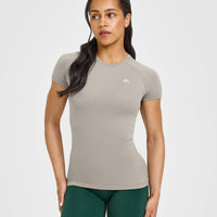 Go To Seamless Fitted Top | Warm Sand
