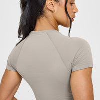 Go To Seamless Fitted Top | Warm Sand