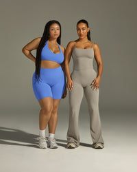 SoftMotion™ Cycling Shorts 8" | Glaucous Blue