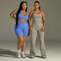 SoftMotion™ Cycling Shorts 8" | Glaucous Blue