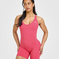 Unified Scoop Back All In One 6" | Velvet Pink