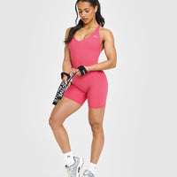 Unified Scoop Back All In One 6" | Velvet Pink