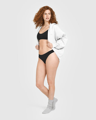 Invisible Thong 3 Pack | Black