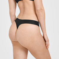 Invisible Thong 3 Pack | Black
