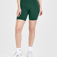 SoftMotion™ Cycling Shorts 8" | Dark Racing Green