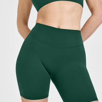 SoftMotion™ Cycling Shorts 8" | Dark Racing Green