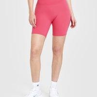 SoftMotion™ Cycling Shorts 8" | Dark Velvet Pink