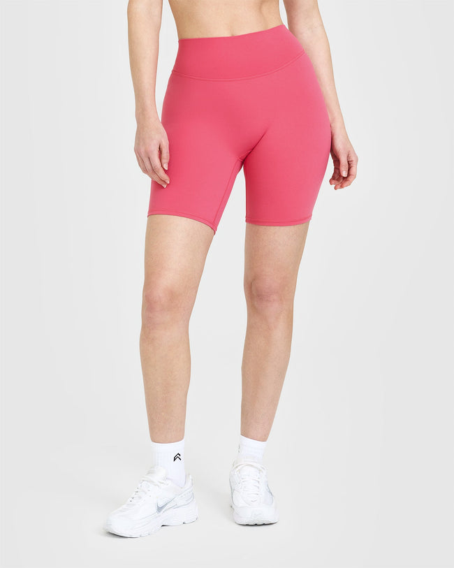 SoftMotion™ Cycling Shorts 8" | Dark Velvet Pink