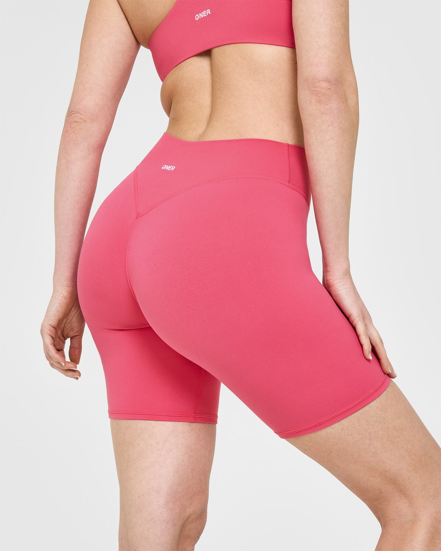 SoftMotion™ Cycling Shorts 8" | Dark Velvet Pink