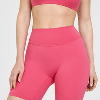 SoftMotion™ Cycling Shorts 8" | Dark Velvet Pink