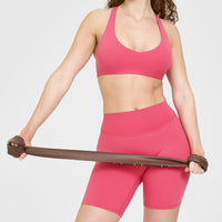 SoftMotion™ Cycling Shorts 8" | Dark Velvet Pink