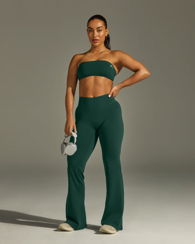 Unified Micro Bandeau Bralette | Racing Green