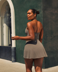 SoftMotion™ Skort | Moss Brown