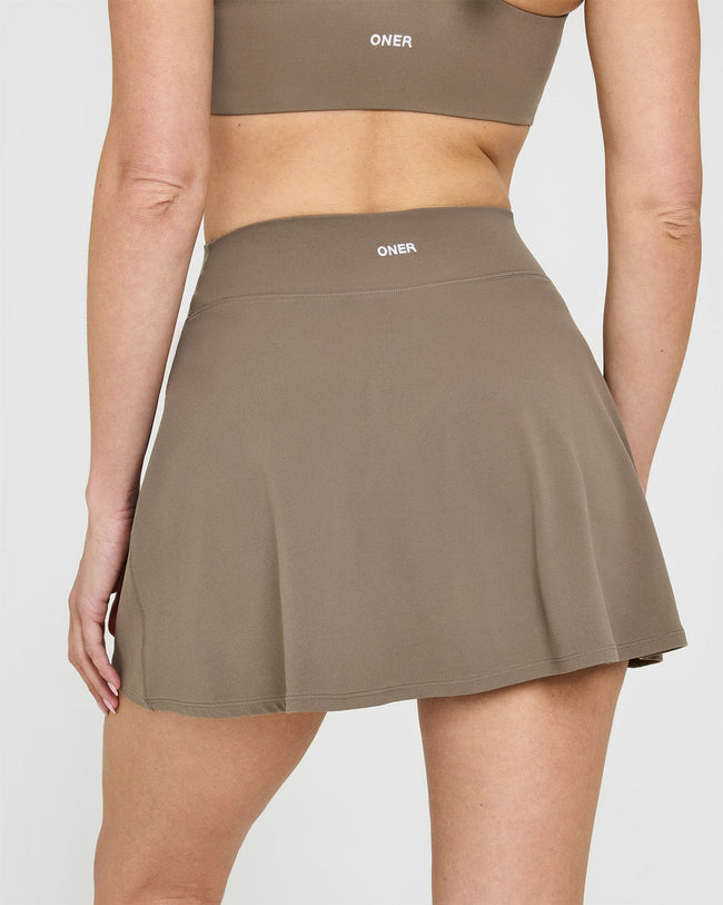 SoftMotion™ Skort | Moss Brown