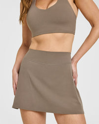 SoftMotion™ Skort | Moss Brown
