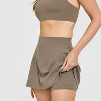 SoftMotion™ Skort | Moss Brown
