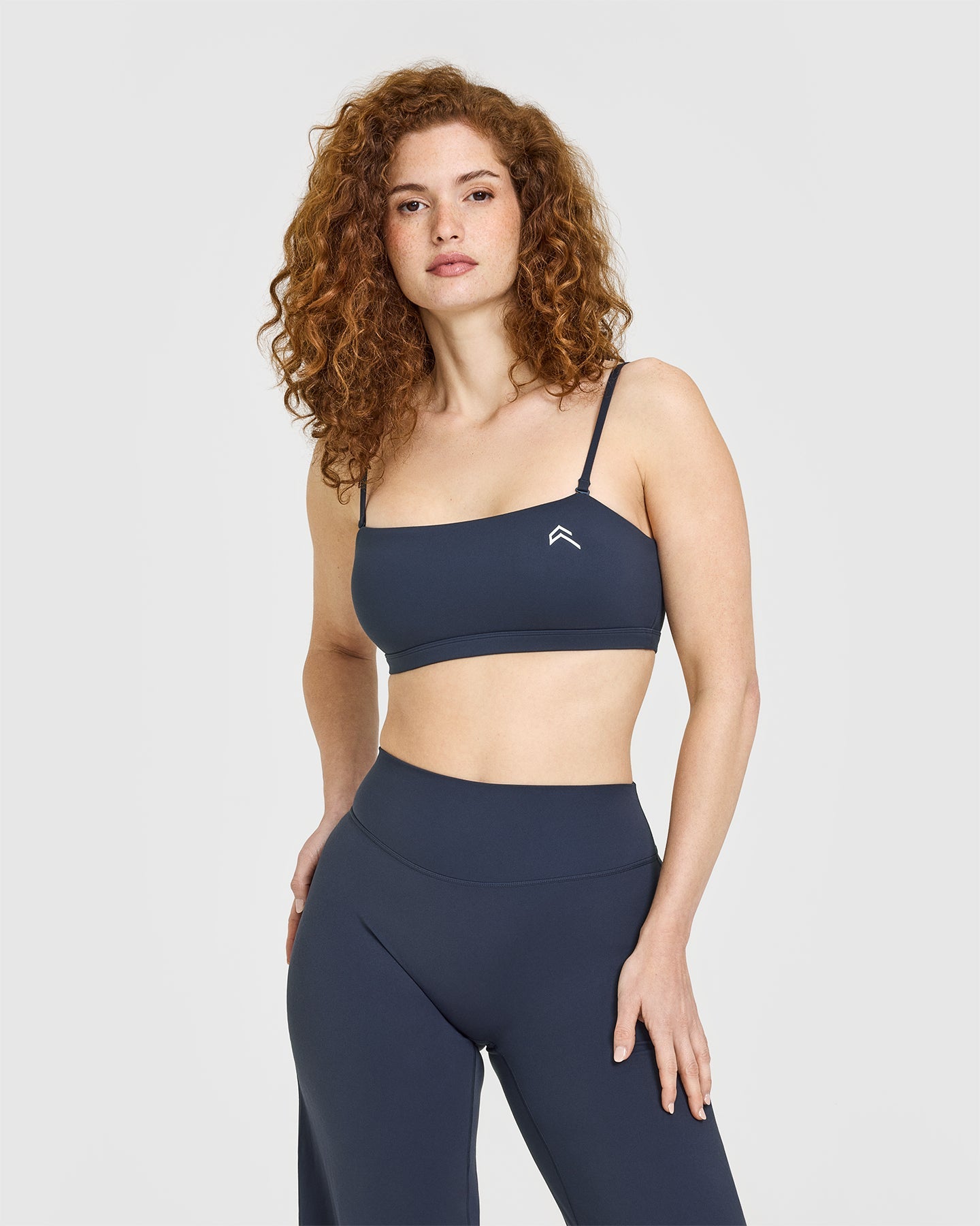 EasyLiftâ„¢ Multi Way Bandeau Bralette with White Logo | True Blue
