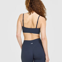 EasyLiftâ„¢ Multi Way Bandeau Bralette with White Logo | True Blue