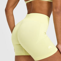 EnhanceLiftâ„¢ Seamless Shorts | Pastel Yellow