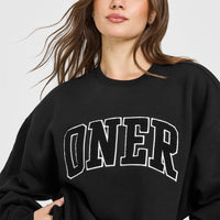 Foundations Oversized Oner 25 Sweatshirt | Black