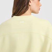 Foundations Oversized Oner 25 Sweatshirt | Pastel Yellow