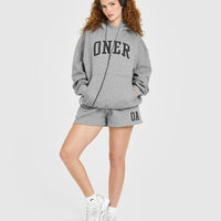 Foundations Oversized Oner 25 Hoodie | Charcoal Marl