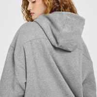 Foundations Oversized Oner 25 Hoodie | Charcoal Marl