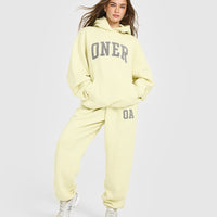 Foundations Oversized Oner 25 Hoodie | Pastel Yellow