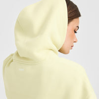 Foundations Oversized Oner 25 Hoodie | Pastel Yellow