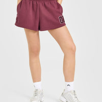 Foundations Oversized Oner 25 Shorts | Burnt Maroon