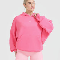 Raising the Bar Graphic Unisex Oversized Hoodie | Peony Pink