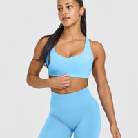 EasyLiftâ„¢ Cross Back Sports Bra | Arctic Blue