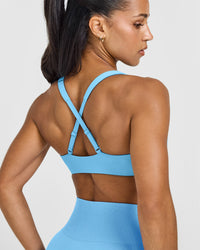 EasyLiftâ„¢ Cross Back Sports Bra | Arctic Blue