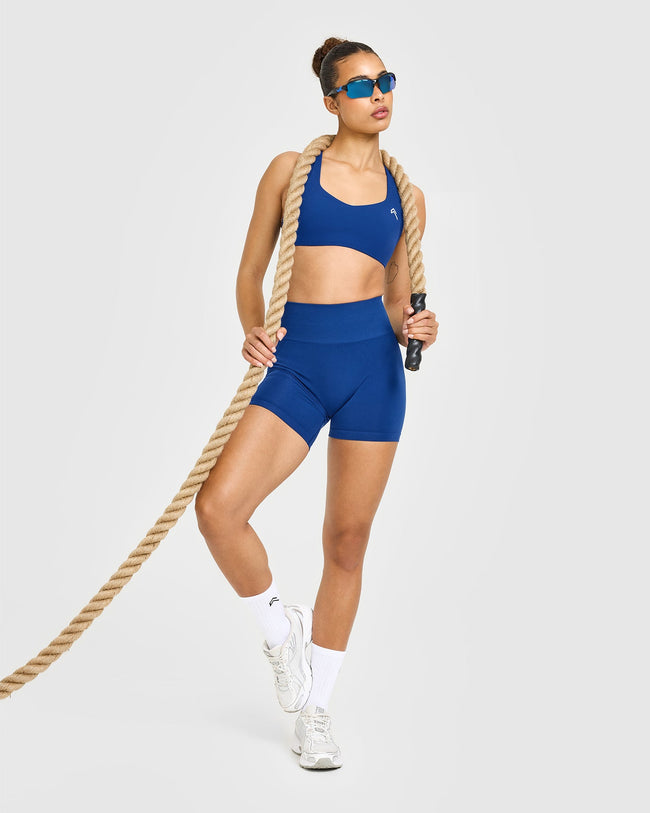 EasyLiftâ„¢ Cross Back Sports Bra | Vintage Navy